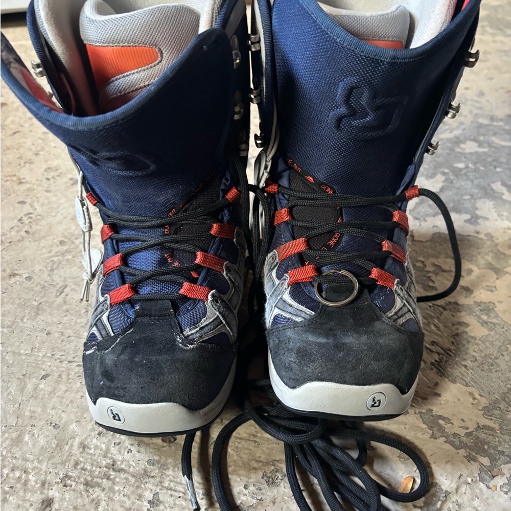 Burton Red and Gray Snowboard Boots